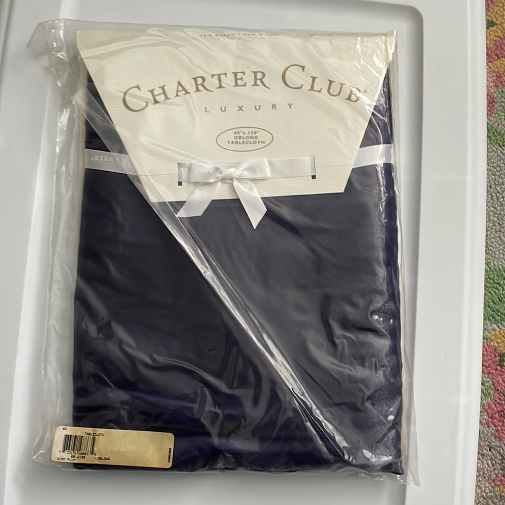 Plum, Tablecloth, By Charter Club